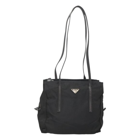 PRADA Shoulder Bag Nylon Black Auth bs25311V - Picture 1 of 15
